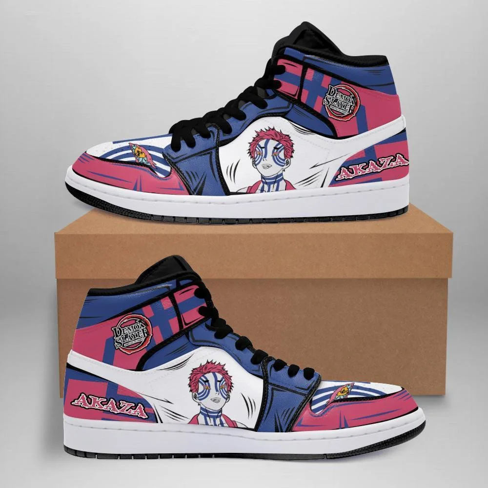 Akaza Sneakers Custom Demon Slayer Anime Shoes