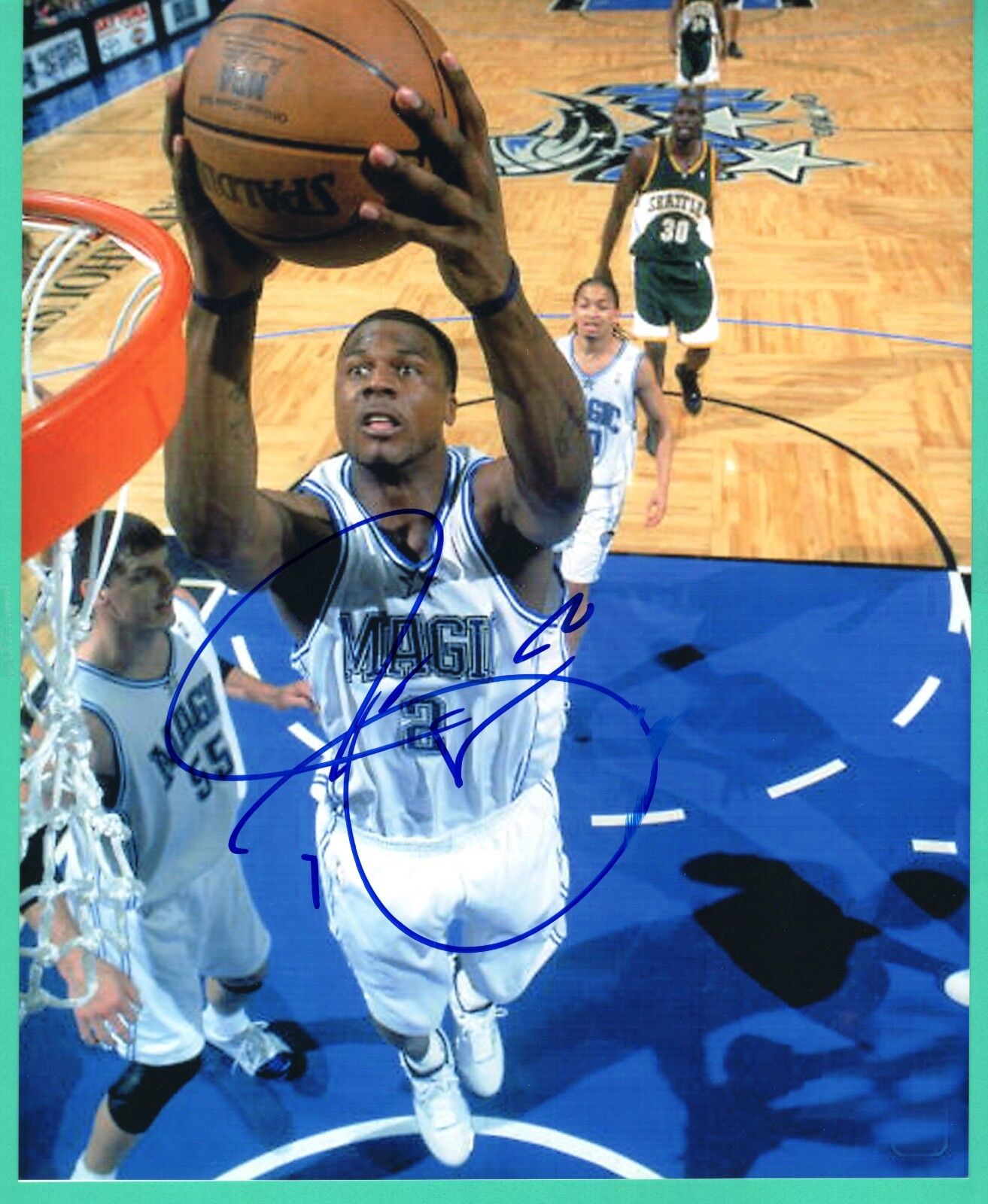 DeShawn Stevenson NBA Orlando Magic Hand Signed Autograph 8x10 Photo Poster painting