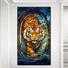 (40*70cm)Tiger - Full Round Drill Diamond Painting