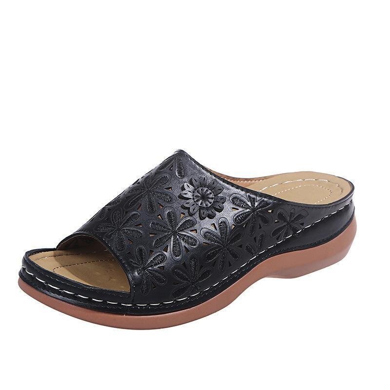 Arizona Leather Soft Footbed Orthopedic Arch-Support Sandals