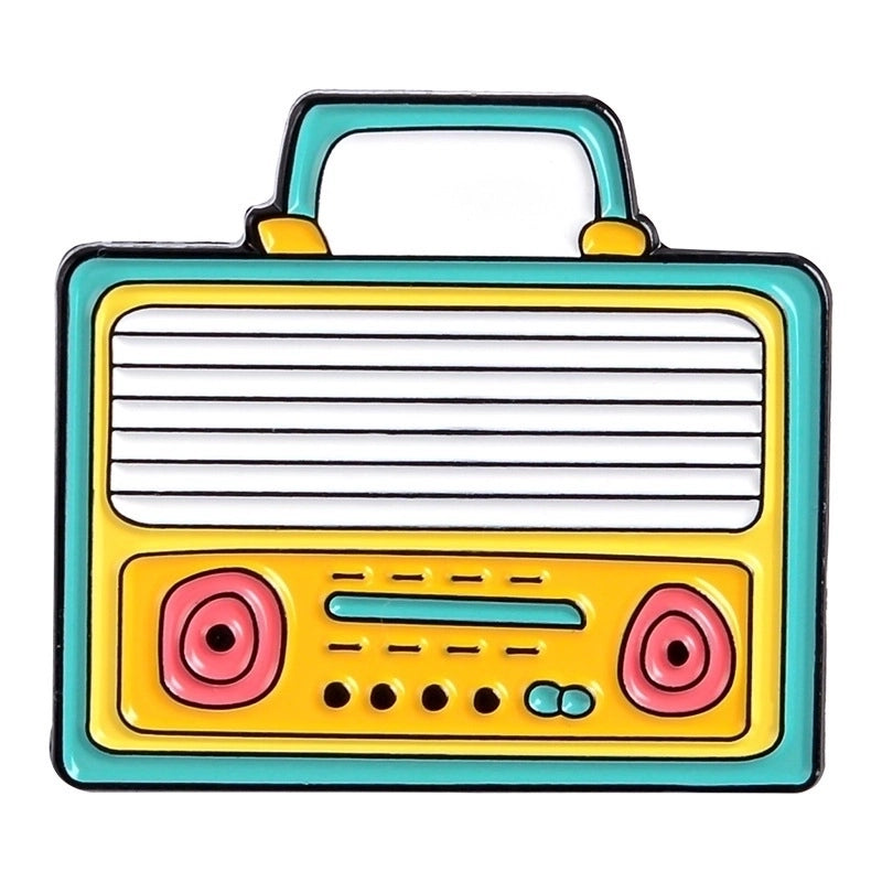 Cute Pin Guitar Cello Letter Alloy Stoving Varnish Unisex Brooches