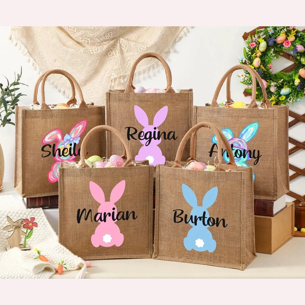 Personalized Easter Bunny Bag with Name