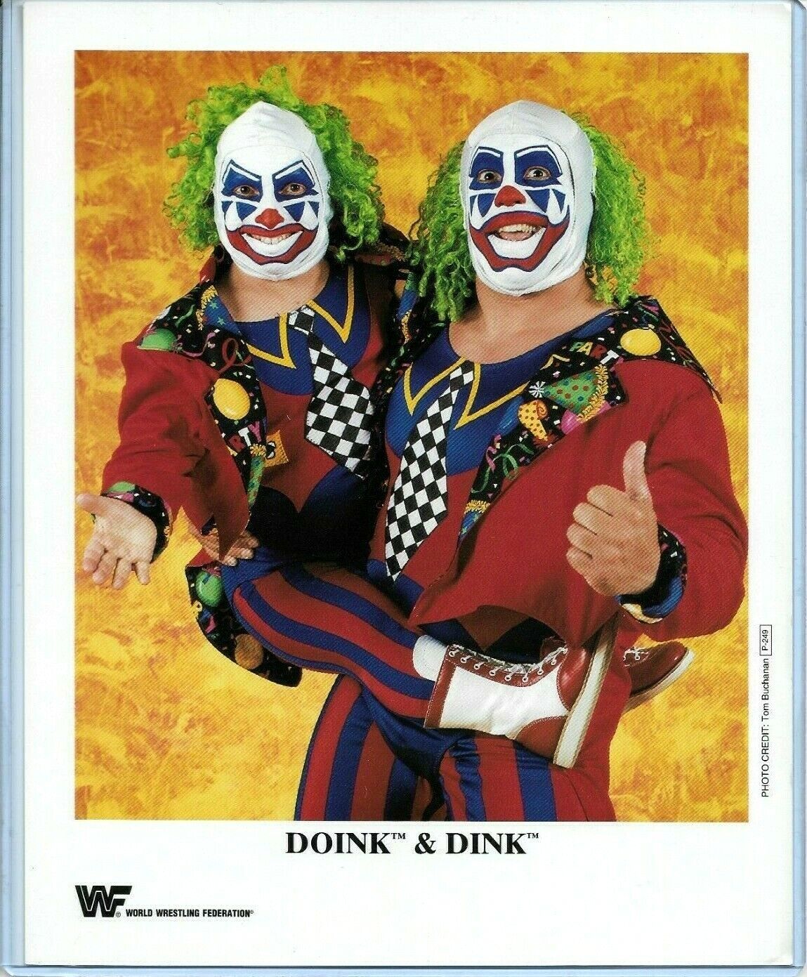 WWE DOINK & DINK P-249 OFFICIAL LICENSED AUTHENTIC ORIGINAL 8X10 PROMO Photo Poster painting