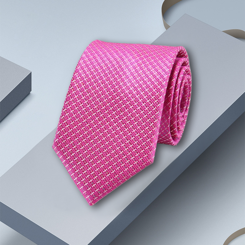 Cravate en soie de fête pour hommes de 7.5 cm- SOIE PLUS
