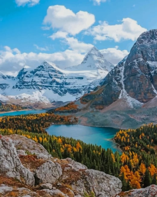 

Mount Assiniboine Provincial Park – Paint By Numbers - 40*50CM, 501 Original