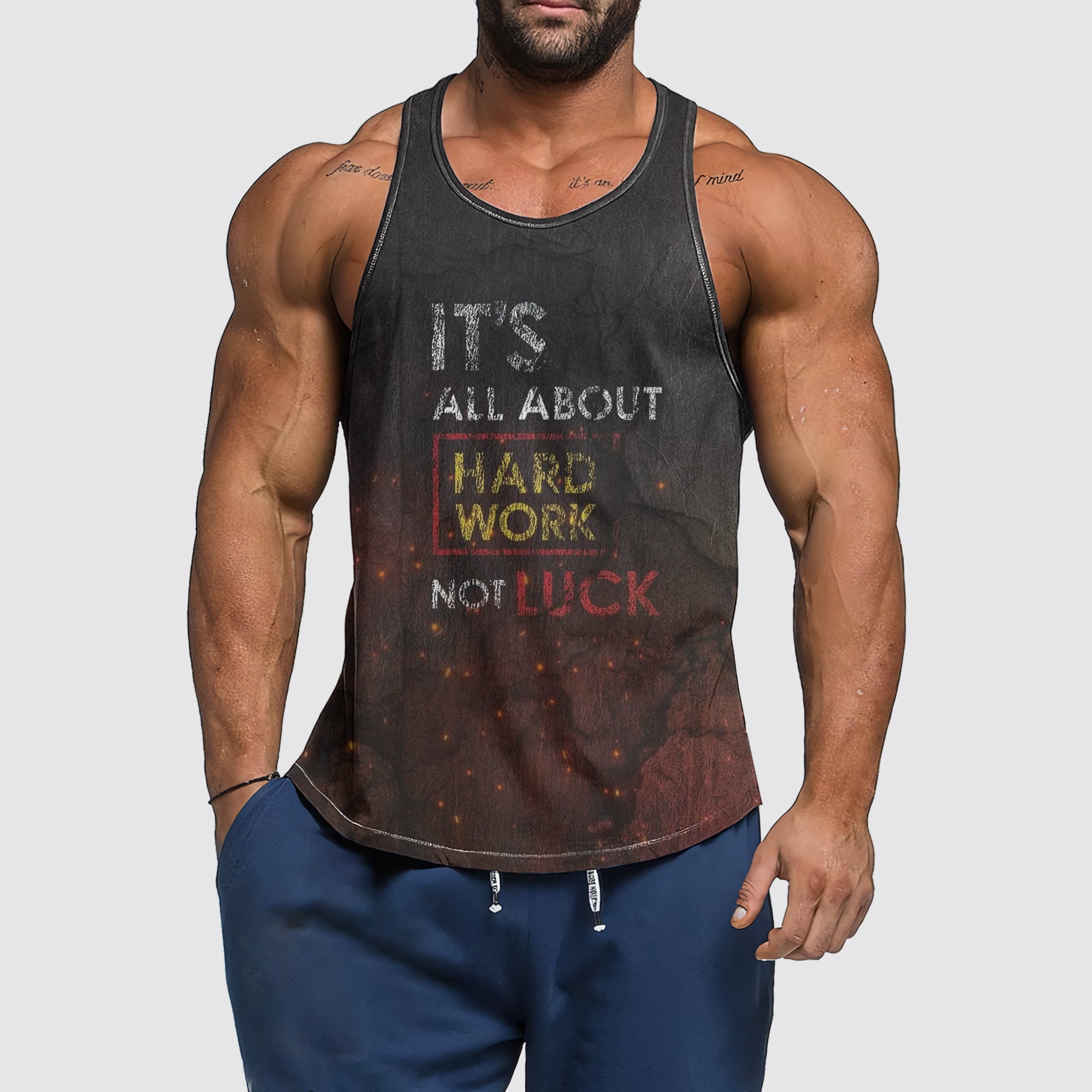 Ultimate Gym Tank Top for Men: Stay Cool and Comfy During Intense Workouts- AA06224