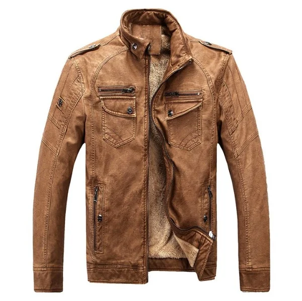 Fleece Biker Jacket