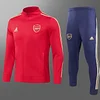 2023/2024 Arsenal Long Zip Jacke Red Football Jersey Set 1:1 Thai Quality