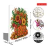 Pumpkin Framed Special Shape Diamond Painting Kit 25x25cm for Adults