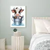 Bucket Cow-Paint By Numbers Acrylic Painting 40*50CM