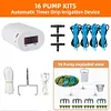 Flowers Plants Home Sprinkler 2/8/16 Heads Pump Self-Watering Kit Garden Tool