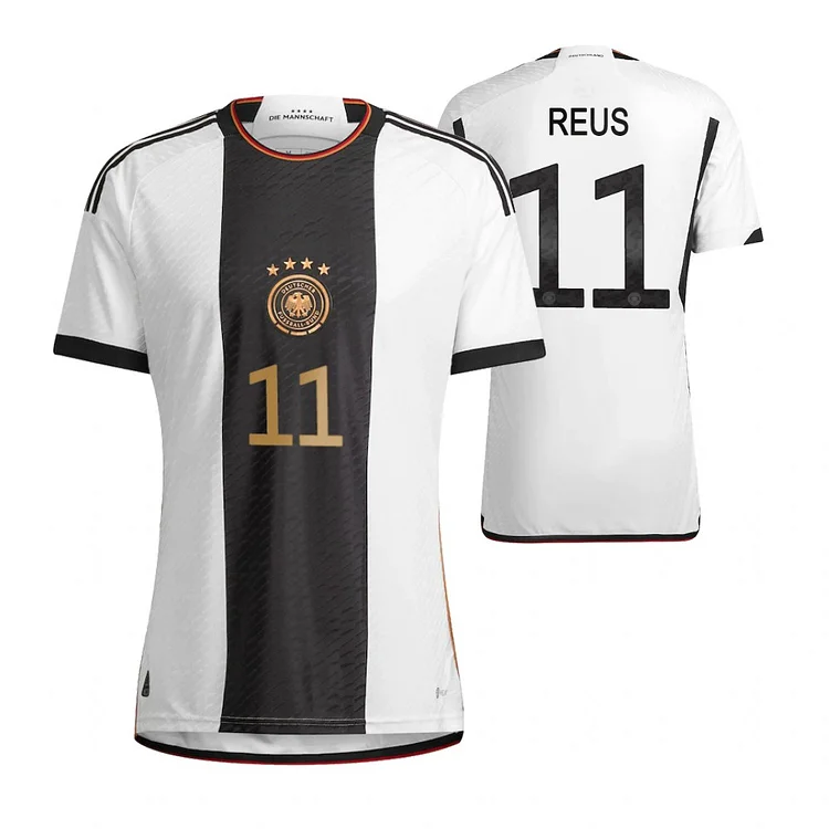Deutschland Marco Reus 11 Home Tirkot WM 2022