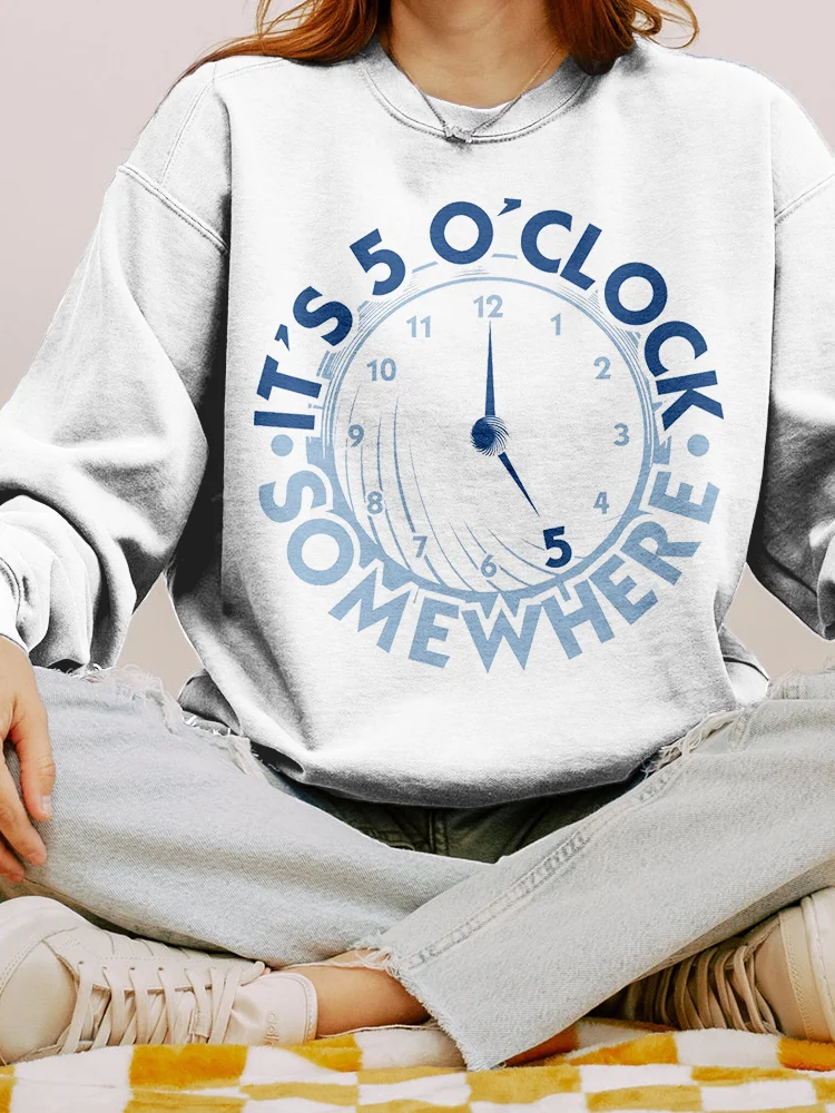 It's 5 O'clock Somewhere Jimmy Memorial Vintage Sweatshirt