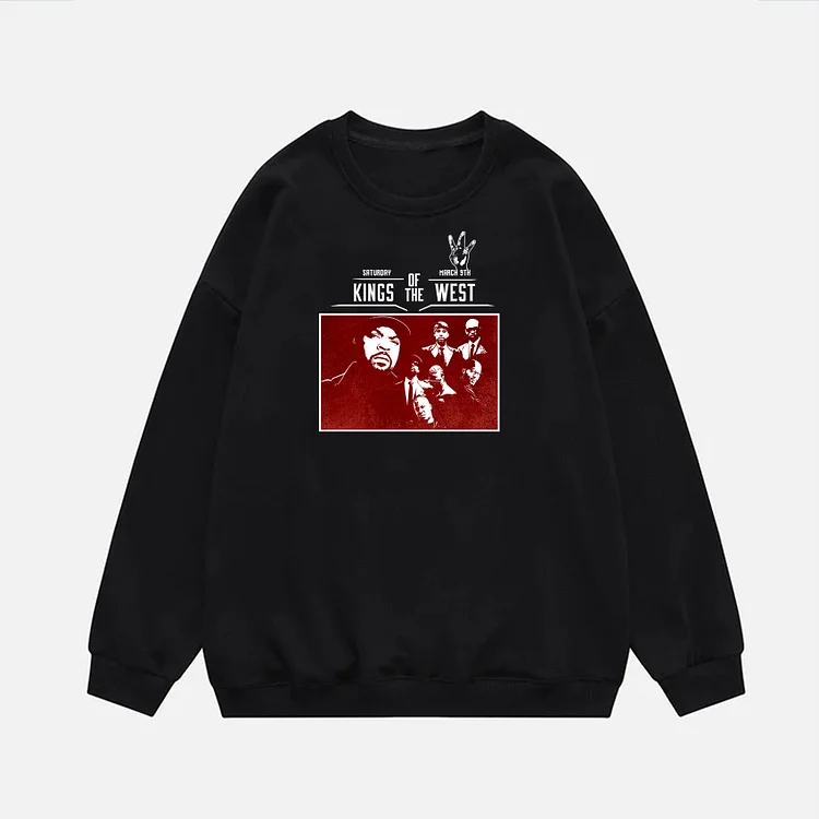 Casual Ice Cube, Kings of the West: Saturday, March 9th Graphic Sweatshirt
