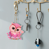 6pcs/set Owl Diamond Painting Keychain DIY Diamond Mosaic Kit Bag Pendant
