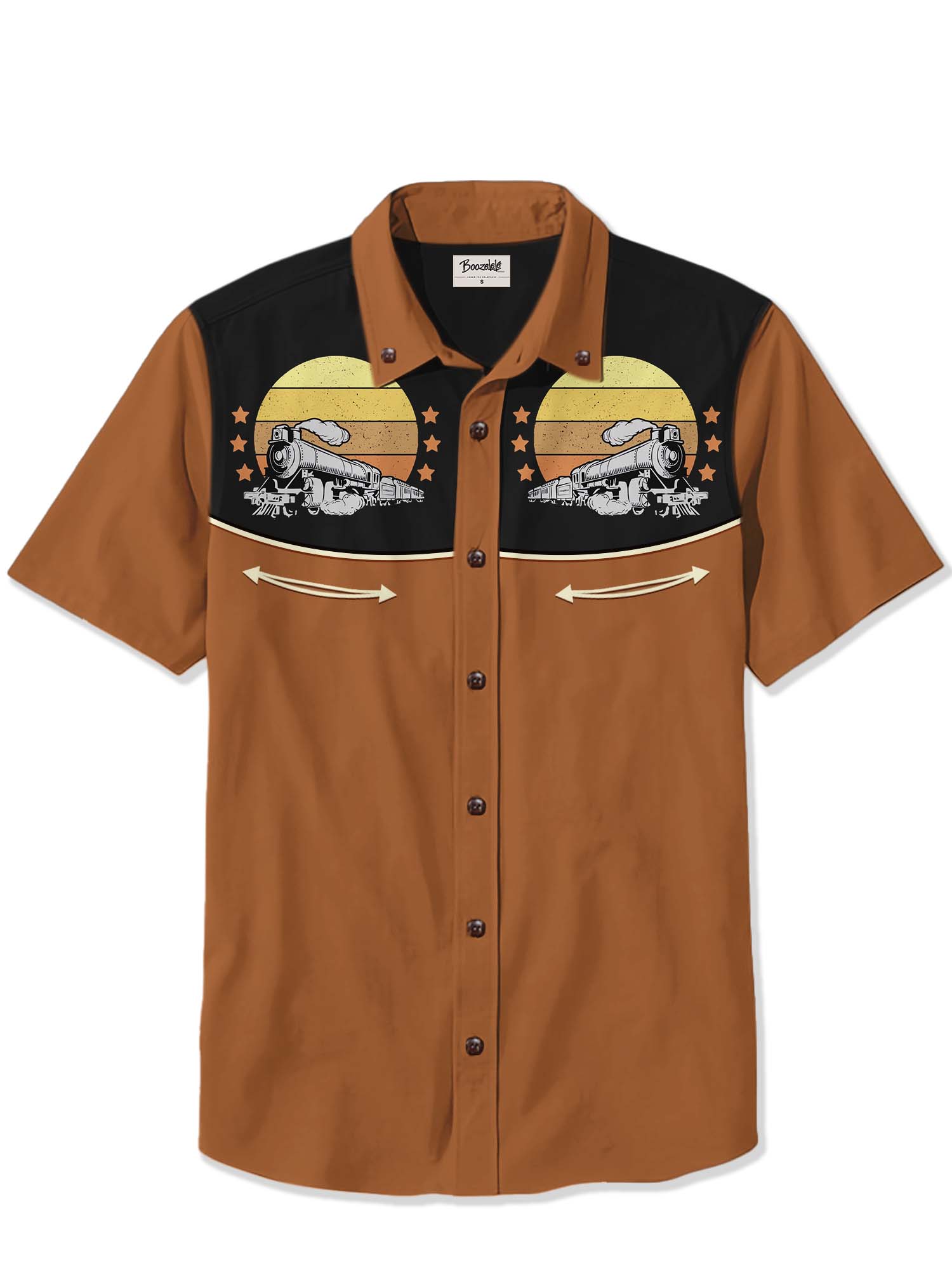 Western Sunset Train - 100% Cotton Shirt