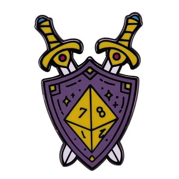 Foto del pin Escudo de Aventurero Valiente