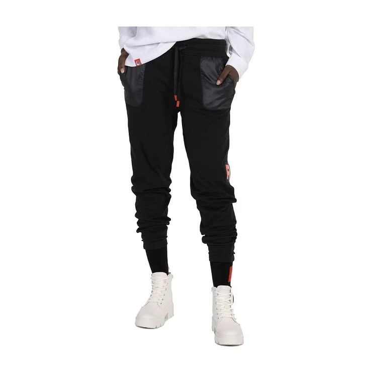 Team Rocket HQ Collection Black Fitted Fleece Jogger Pants - Women