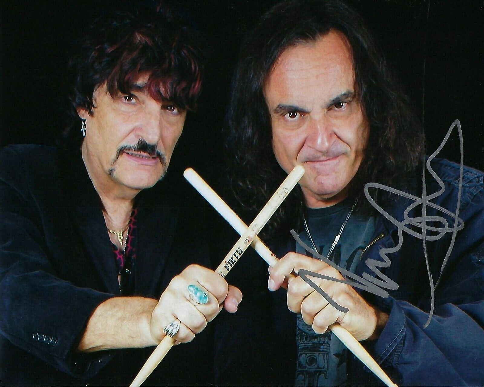 GFA Dio & Black Sabbath Drummer * VINNIE APPICE * Signed 8x10 Photo Poster painting PROOF V5 COA