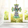 Diamond Painting Cross Home Decoration Pendant(Single-Sided Point Drill)