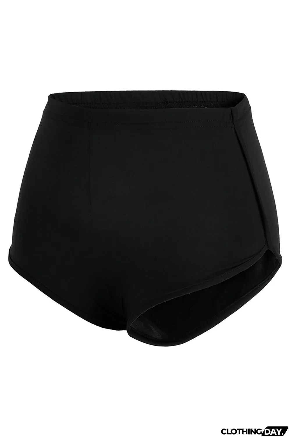 Turquoise Casual Sportswear Print Solid Patchwork Skinny High Waist Short