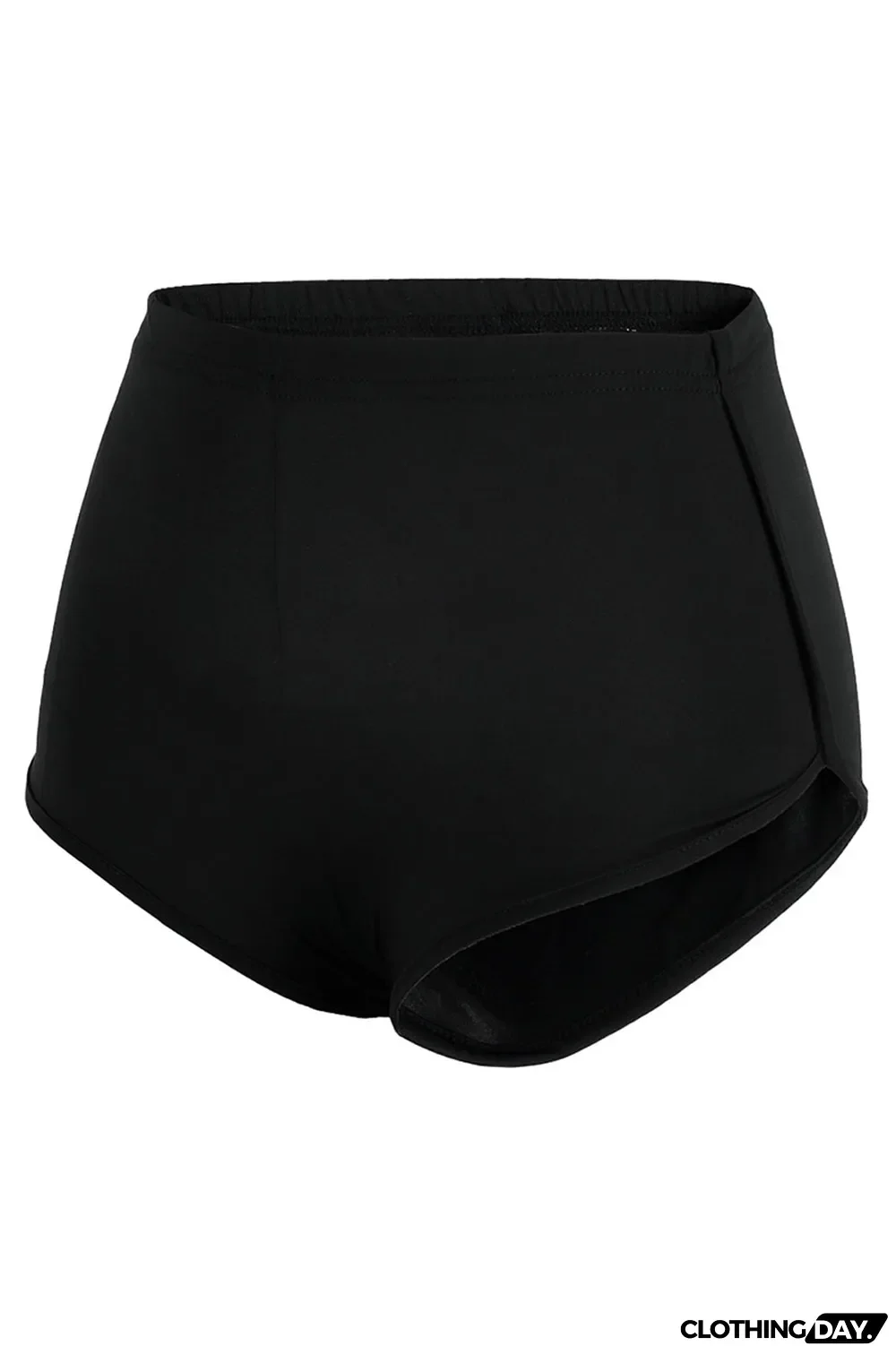 Turquoise Casual Sportswear Print Solid Patchwork Skinny High Waist Short