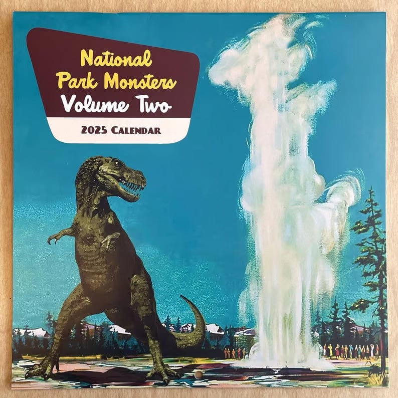 🔥Black Friday Hot Sale 🦖2025 National Park Monsters Calendar