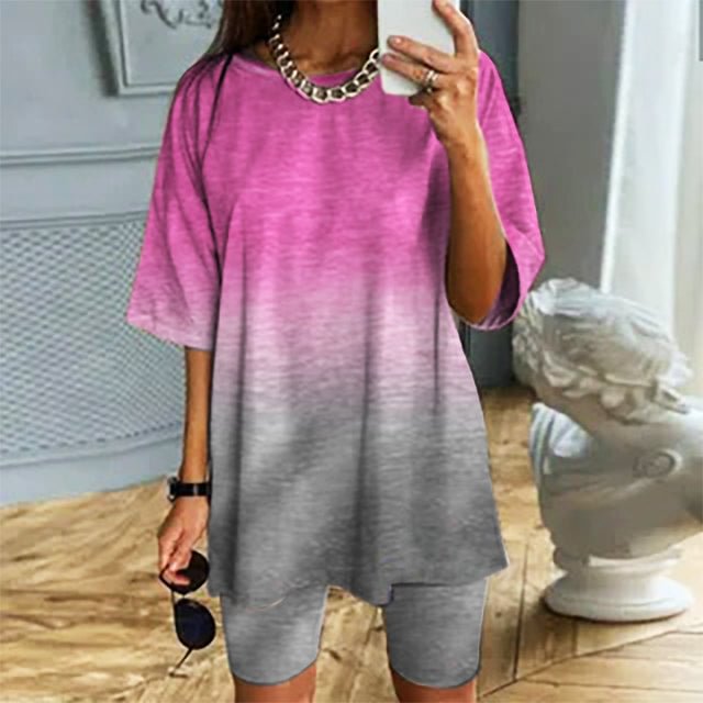Comfy Color Block Two Piece Set
