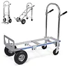 [US Local Warehouse] 3 in 1 Folding Hand Truck Dolly Cart with Wheels 550LBS Capacity Heavy Duty Collapsible Moving Dolly for Logistics Shopping Home Office