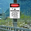 Warning No Trespassing - Vintage Metal Signs(12*16Inch) - Warning