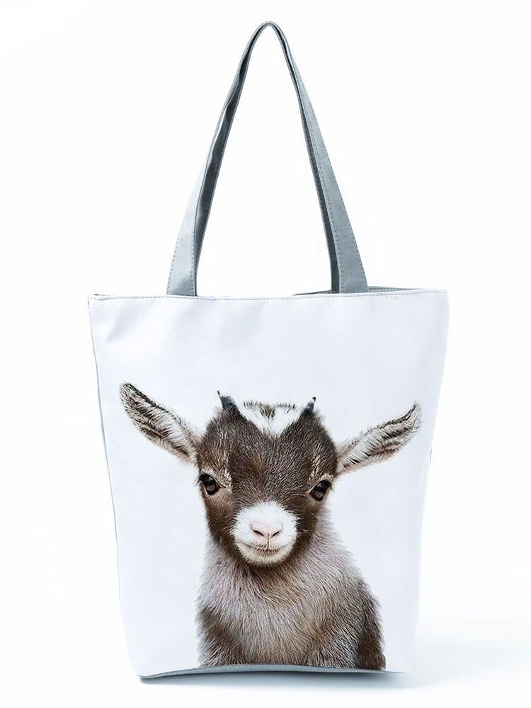 Zipped Tote Bag - Little donkey