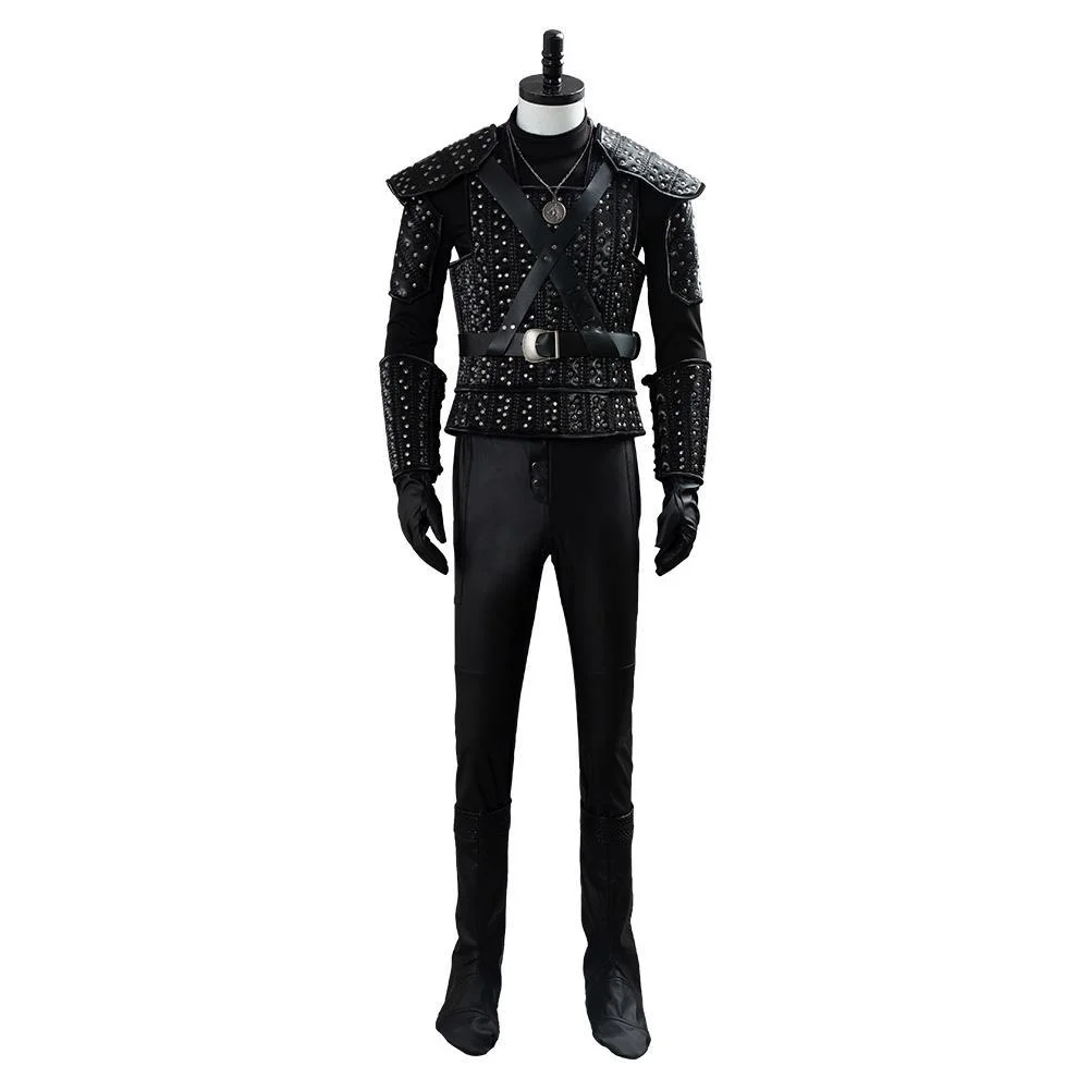 Costume The Witcher Cavill Geralt Uniform Tv Show Cosplay Costume