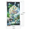 Diamond Painting -DIY Round Drill Rose Castle(70*40 CM)