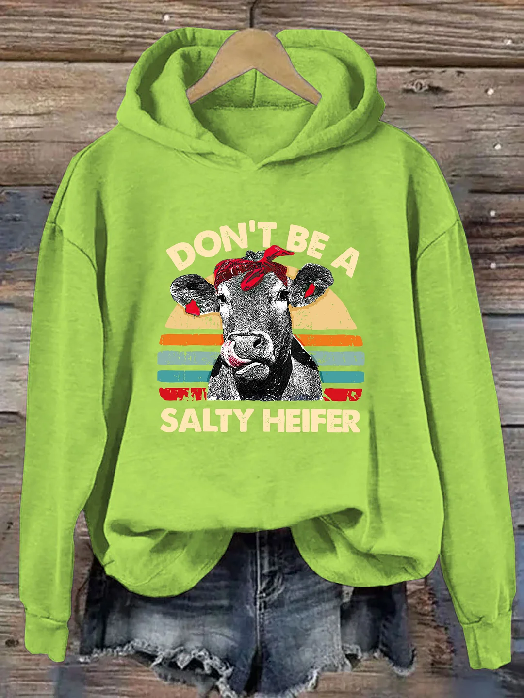 Don't Be A Salty Heifer Hoodie