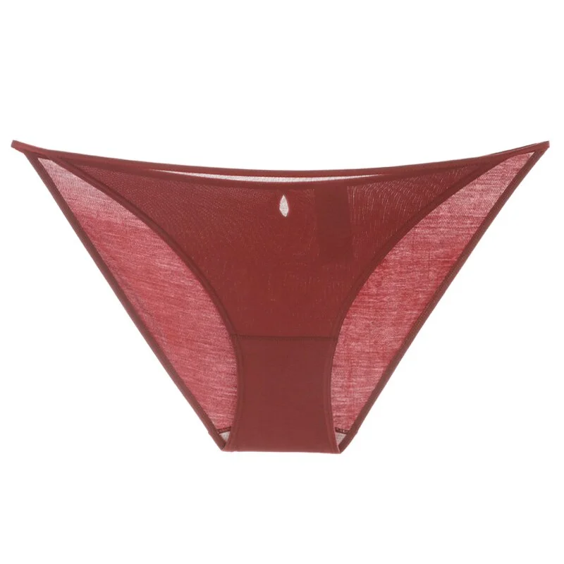 Meet'r Women Cotton Panties Sexy Low-Rise Briefs Underwear Soft Solid 5 Colors Underpants Female Breathable Girls Lingerie
