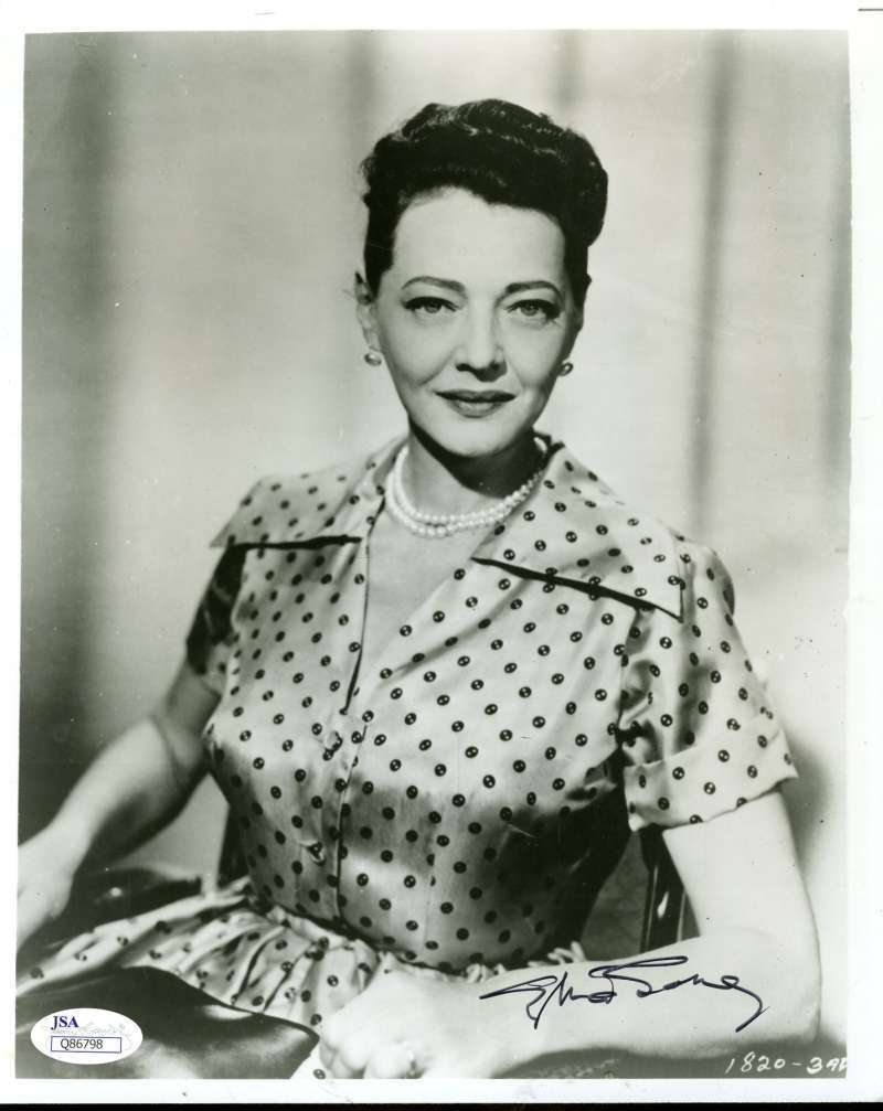 Sylvia Sidney Jsa Coa Hand Signed 8x10 Photo Poster painting Authenticated Autograph