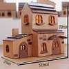 Original Handmade Wooden Fairy Tale House Night Light - Creative Desktop Ornament