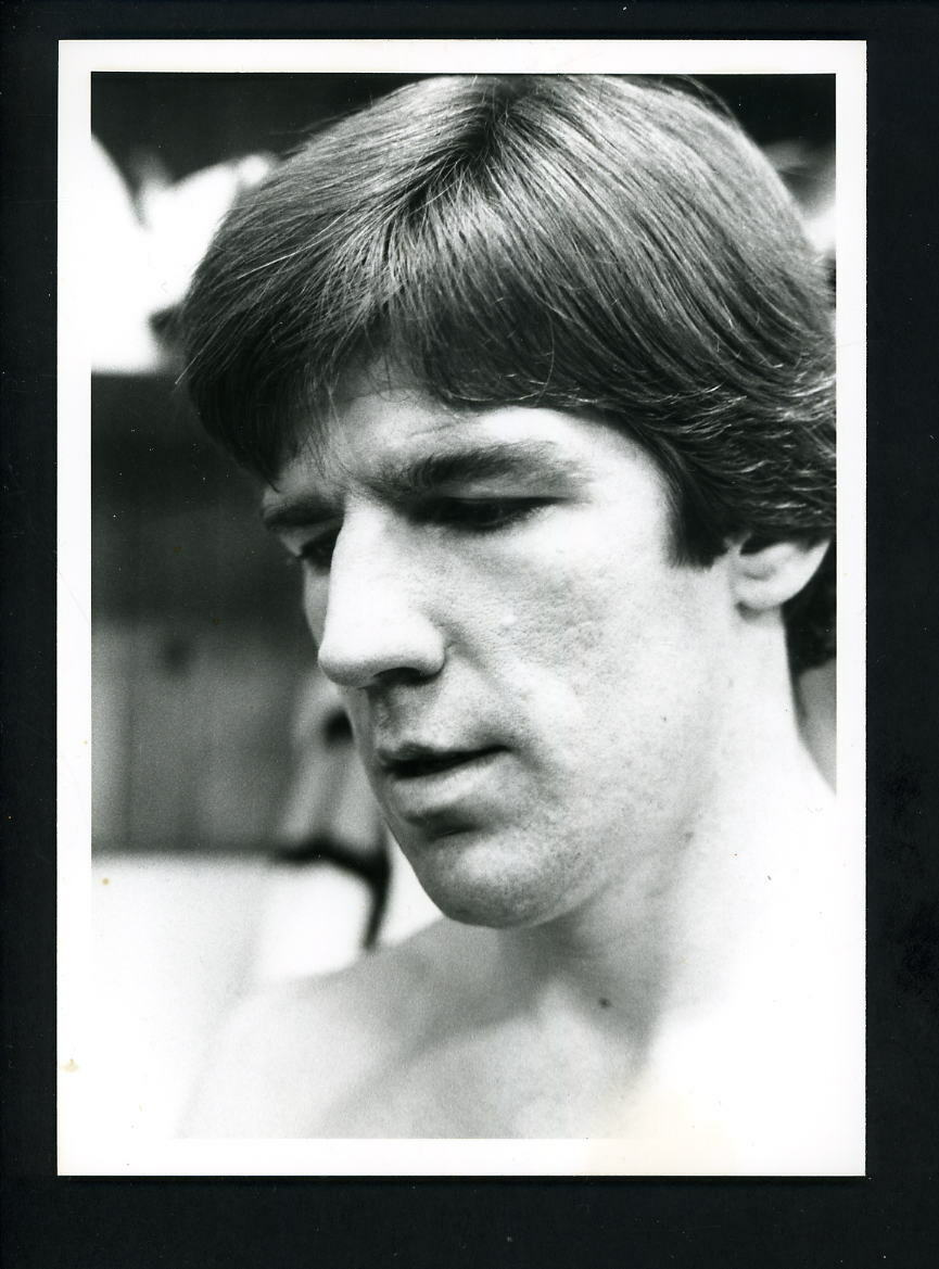 Terry O'Reilly candid shot circa 1970's Original Photo Poster painting Boston Bruins