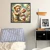uk.everydayedeals (Limited Stock)Diamond Painting - Full Round - Rose Heart Little Bear
