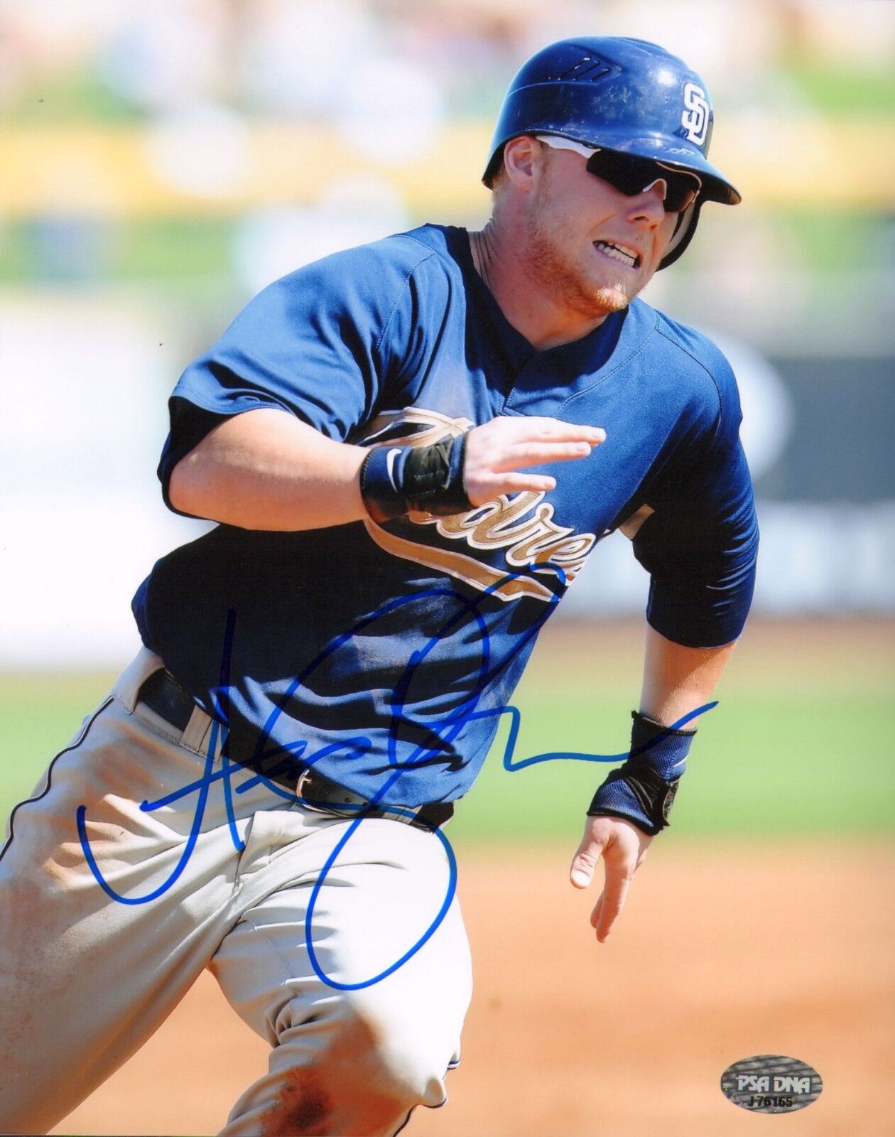 Aaron Cunningham Signed 8x10 Photo Poster painting PSA/DNA COA Padres Baseball Picture Autograph