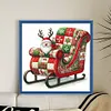 Christmas Sleigh-11CT Stamped Cross Stitch 40*40cm/15.75*15.75in tapestrymarket