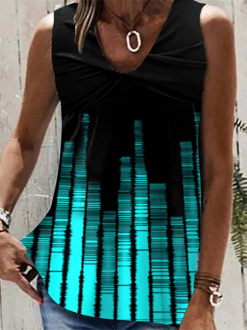 Women Half Sleeve V-neck Solid Color Dress