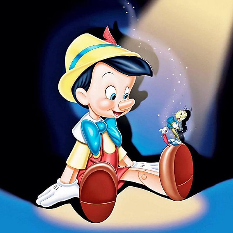 Pinocchio  Full Round Diamond Painting 30*30CM