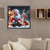 Diamond Painting-5D Full Round Drill Santa Claus & Elk(40*40 CM)