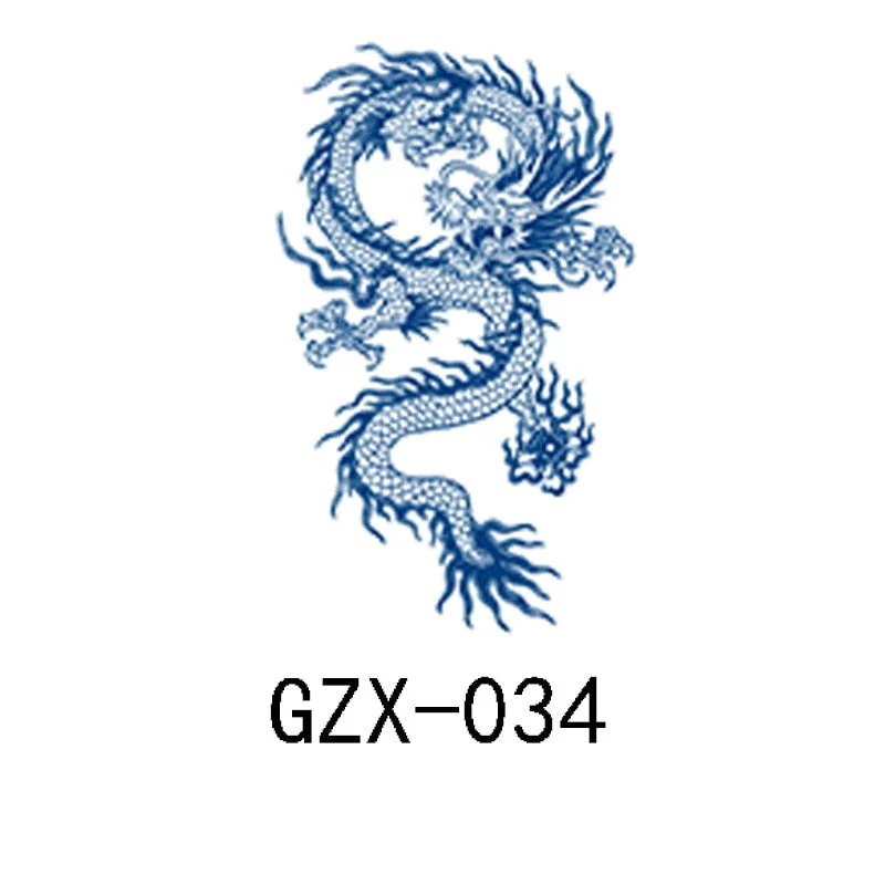 Herbal Semi-Permanent Tattoo Sticker Net Red Tattoo Sticker Waterproof Sweat Lasting Herbal Tattoo Sticker