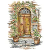 Summer Gate-14CT Stamped Cross Stitch Kit(29*37cm)