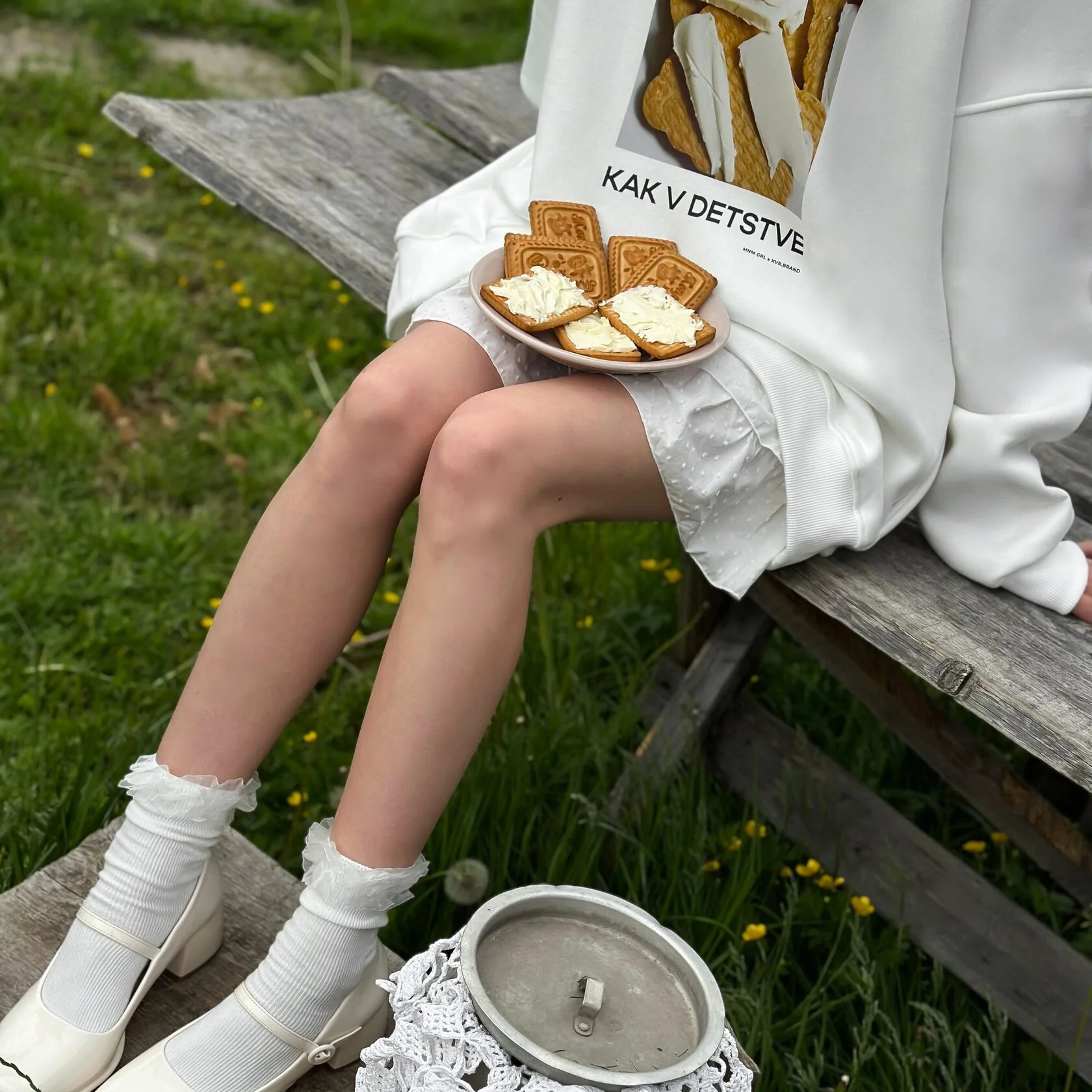 Women's Oversized, Loose, Comfortable Zucchini Print Sweatshirt