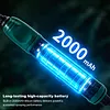 31 Inch Battery Powered Sprayer Wand Rechargeable Electric Sprayer Telescopic Wand with Hose 3 Mist Nozzles for Lawn and Garden