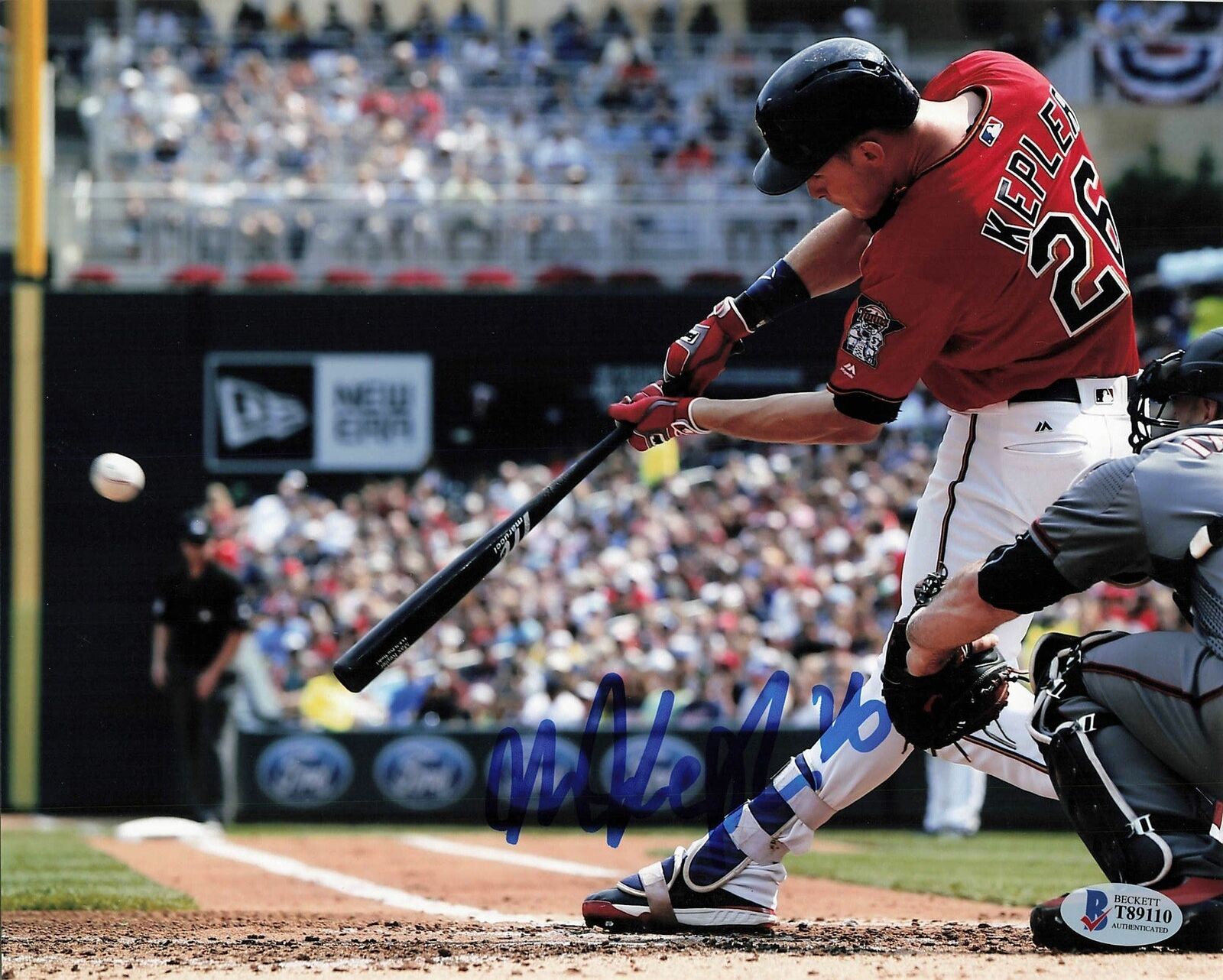 Max Kepler signed 8x10 Photo Poster painting BAS Beckett Minnesota Twins Autographed