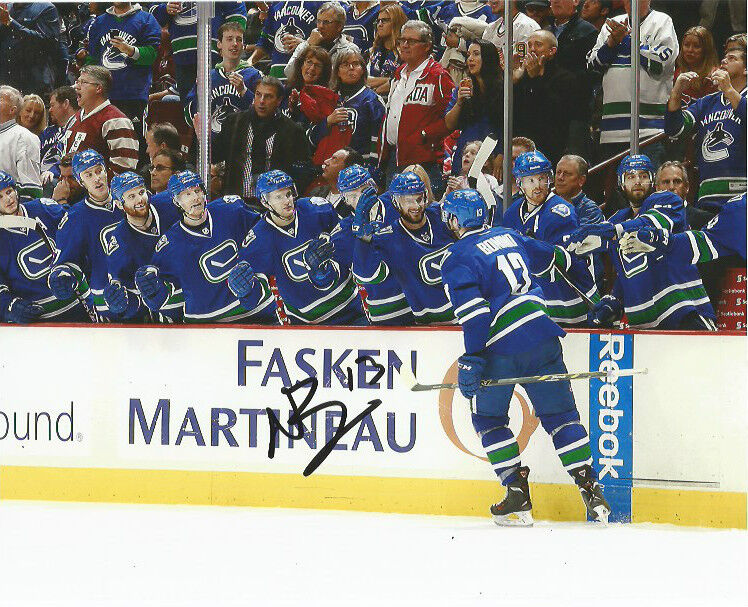 Vancouver Canucks Nick Bonino Autographed Signed 8x10 Photo Poster painting COA C